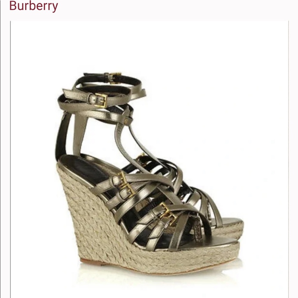Burberry wedges 36